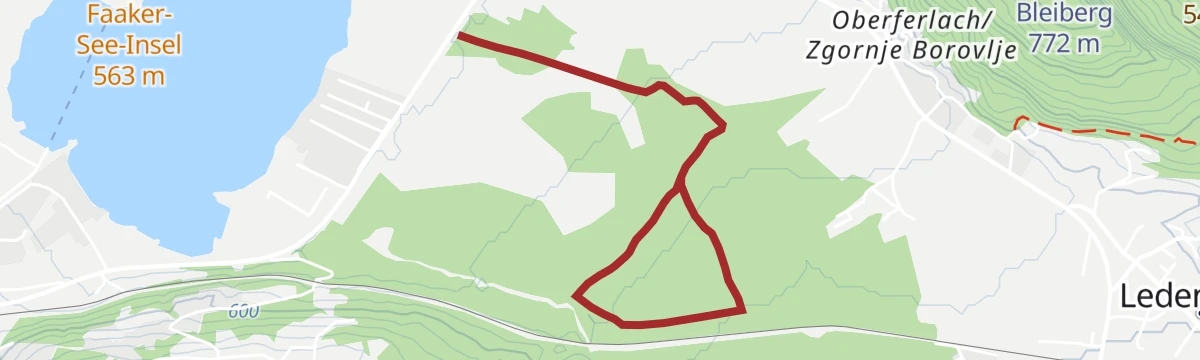 Route map: Natur Aktiv Park Faaker See